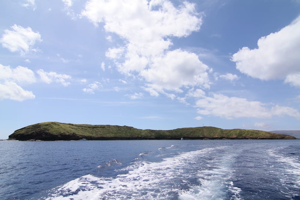 Molokini-from-the-water Molokini Crater