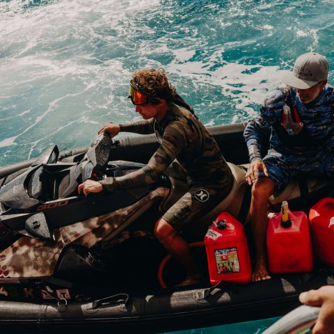 Man Riding Jetski